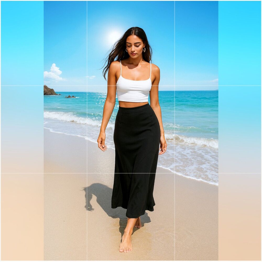 GAP Black Maxi Skirt